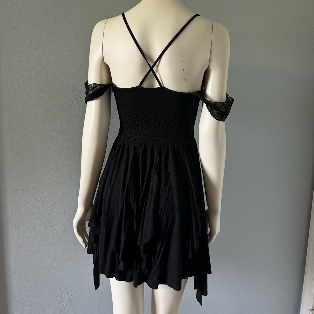 Free People Miss Mini Dress Black Size XS - Picture 8 of 11